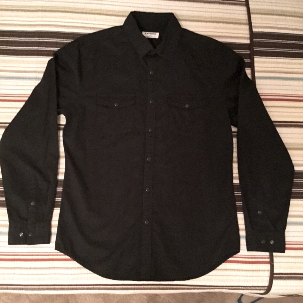 🔥🔥Men’s Black Pearl Button Western Shirt🔥🔥